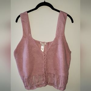 Cute, crochet, crop top!